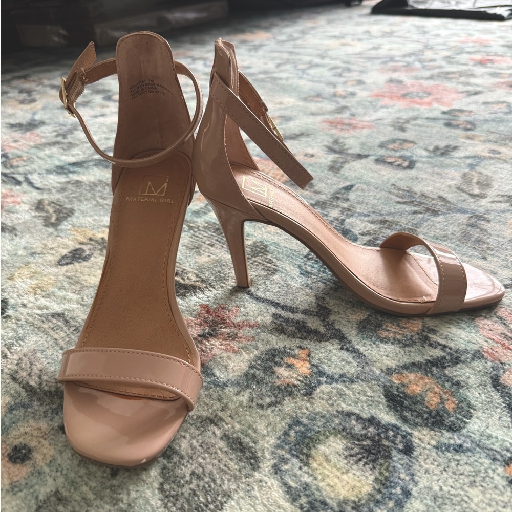 Material Girl Women's Nude Heels